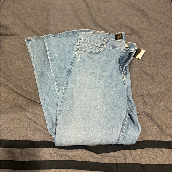 Lee Light Blue Flare Jeans - Picture 2 of 4